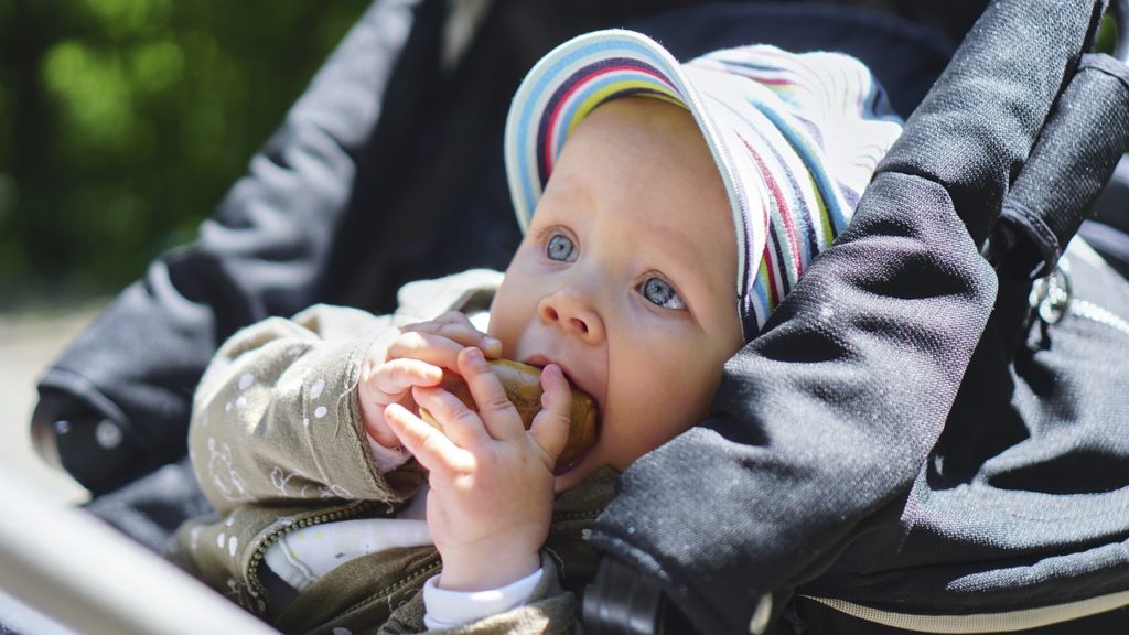 Baby Eyes Sweet Baby Carriage Cute - TommyVollme / Pixabay