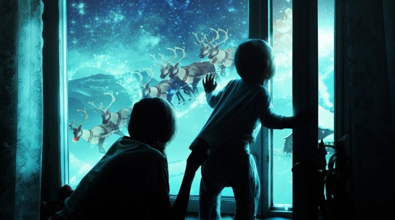 Children Window Reindeer  - DarkmoonArt_de / Pixabay