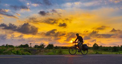 Sunset Cycling Bicycle Cyclist Man  - TranDuyet / Pixabay