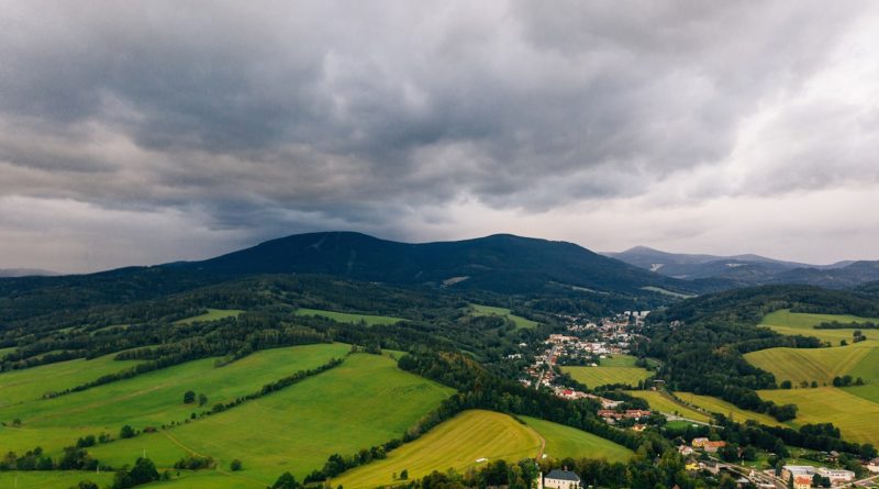 karkonosze, aerial, drone