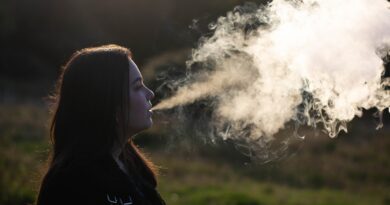 vape, nature, girl