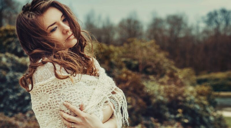 woman, portrait, model